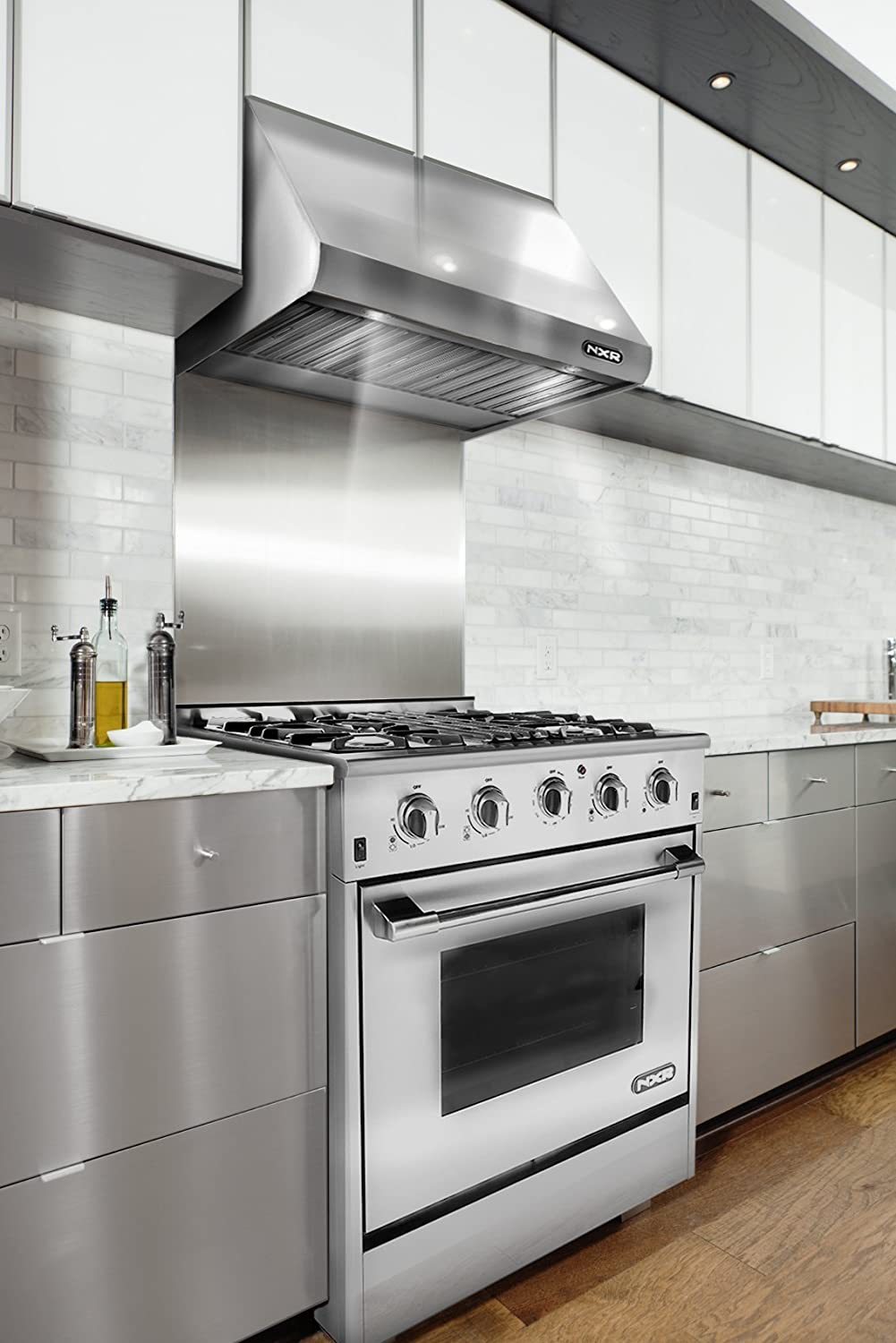 NXR 30 in. Professional Under Cabinet Stainless Steel Range Hood, RH3001 - Smart Kitchen Lab