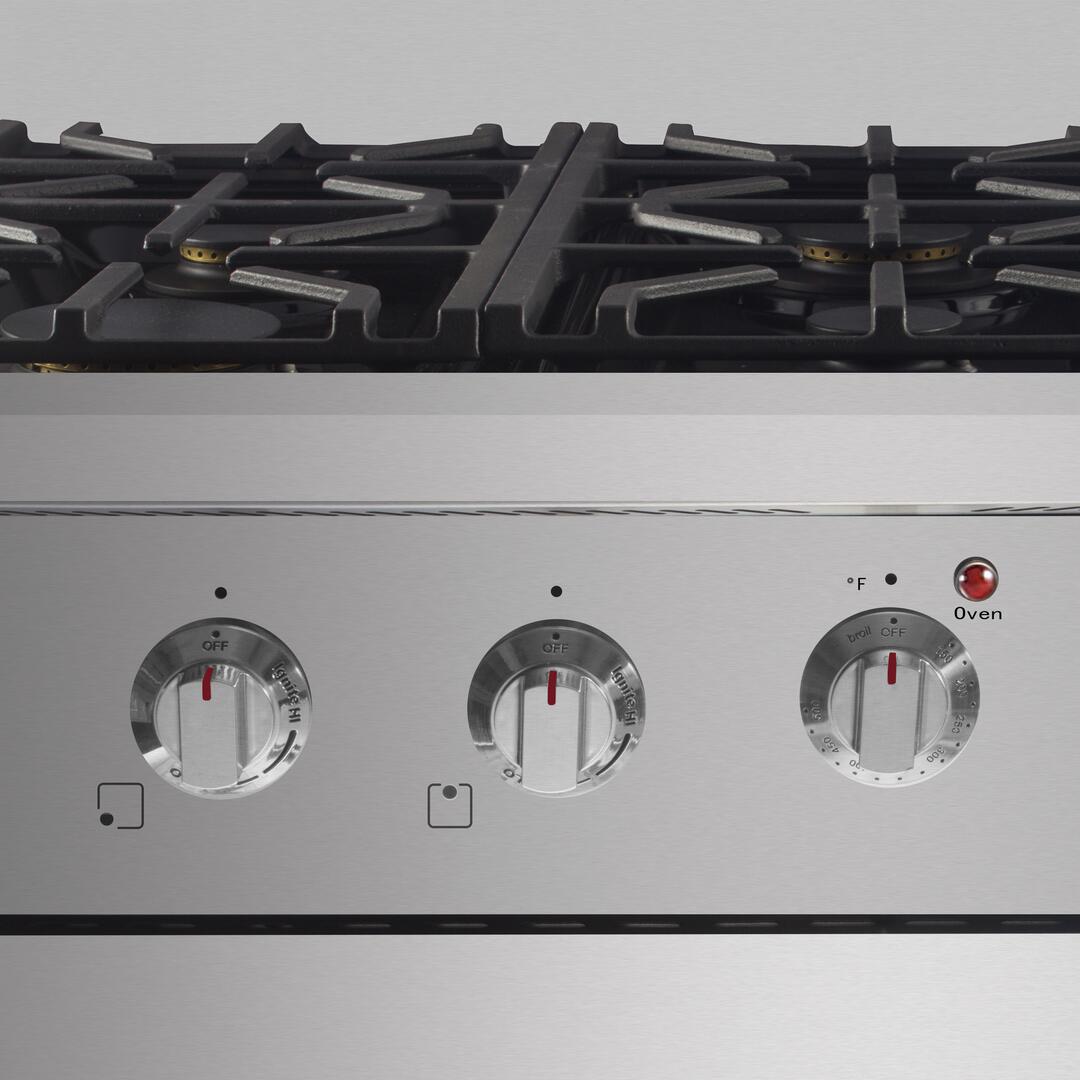 NXR 36 in. 5.5 cu.ft. Pro-Style Propane Gas Range with Convection Oven in Stainless Steel, SC3611LP - Smart Kitchen Lab