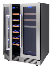 Perfectly Situation Openbox with Supper Discount Thor Kitchen 24 in. 21 Bottle & 95-Can Wine Cooler, TBC2401DI -R - Smart Kitchen Lab