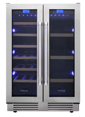 Perfectly Situation Openbox with Supper Discount Thor Kitchen 24 in. 21 Bottle & 95-Can Wine Cooler, TBC2401DI -R - Smart Kitchen Lab
