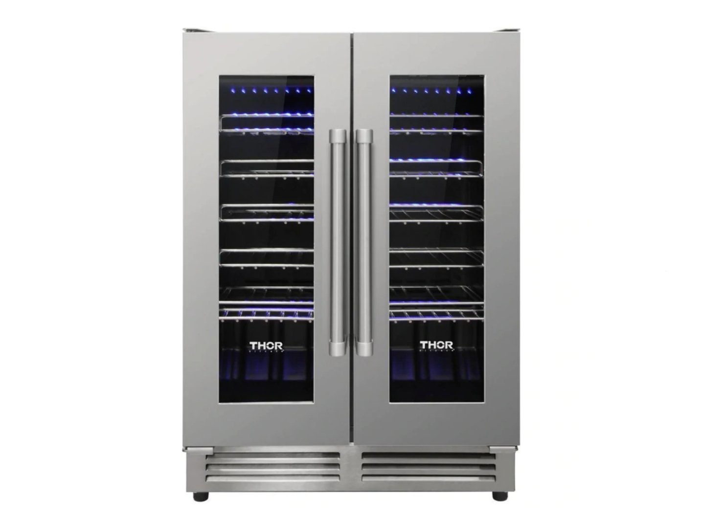 Perfectly Situation Openbox with Supper Discount Thor Kitchen 24 in. 42 Bottle Dual Zone Wine Cooler, TWC2402 -R - Smart Kitchen Lab