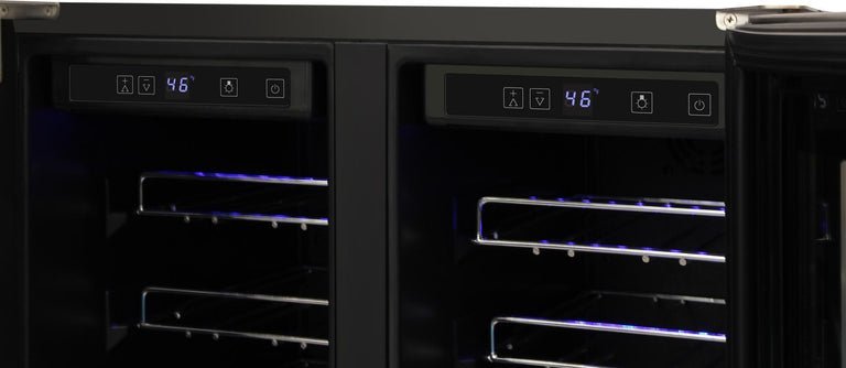 Perfectly Situation Openbox with Supper Discount Thor Kitchen 24 in. 42 Bottle Dual Zone Wine Cooler, TWC2402 -R - Smart Kitchen Lab