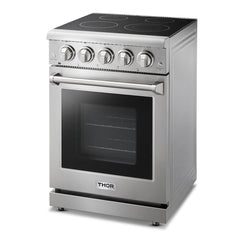 Perfectly Situation Openbox with Supper Discount Thor Kitchen 24 in. Professional Electric Range in Stainless Steel, HRE2401 -R - Smart Kitchen Lab