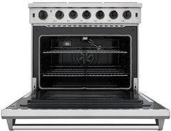 Perfectly Situation Openbox with Supper Discount Thor Kitchen 36 in. 6.0 Cu. Ft Propane Gas Range in Stainless Steel, LRG3601ULP -R - Smart Kitchen Lab