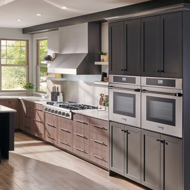 Perfectly Situation Openbox with Supper Discount Thor Kitchen 48 inch Gas Professional Rangetop in Stainless Steel, HRT4806U -R - Smart Kitchen Lab