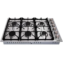 Thor 36 in. Drop-in Natural Gas Cooktop in Stainless Steel, TGC3601 - Smart Kitchen Lab