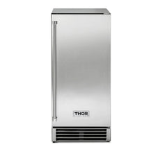 Thor Kitchen 15 inch Built-in 50 lbs. Ice Maker in Stainless Steel, TIM1501 - Smart Kitchen Lab