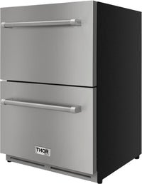 Thor Kitchen 24 in. 5.4 cu. ft. Built-in Double Drawer Refrigerator, TRF2401U - Smart Kitchen Lab