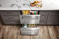 Thor Kitchen 24 in. 5.4 cu. ft. Built-in Double Drawer Refrigerator, TRF2401U - Smart Kitchen Lab