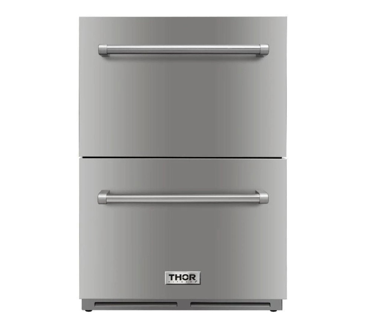 Thor Kitchen 24 in. 5.4 cu. ft. Built-in Double Drawer Refrigerator, TRF2401U - Smart Kitchen Lab