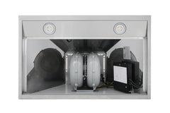 Thor Kitchen 30 in. Wall Mount LED Light Range Hood in Stainless Steel, HRH3007 - Smart Kitchen Lab
