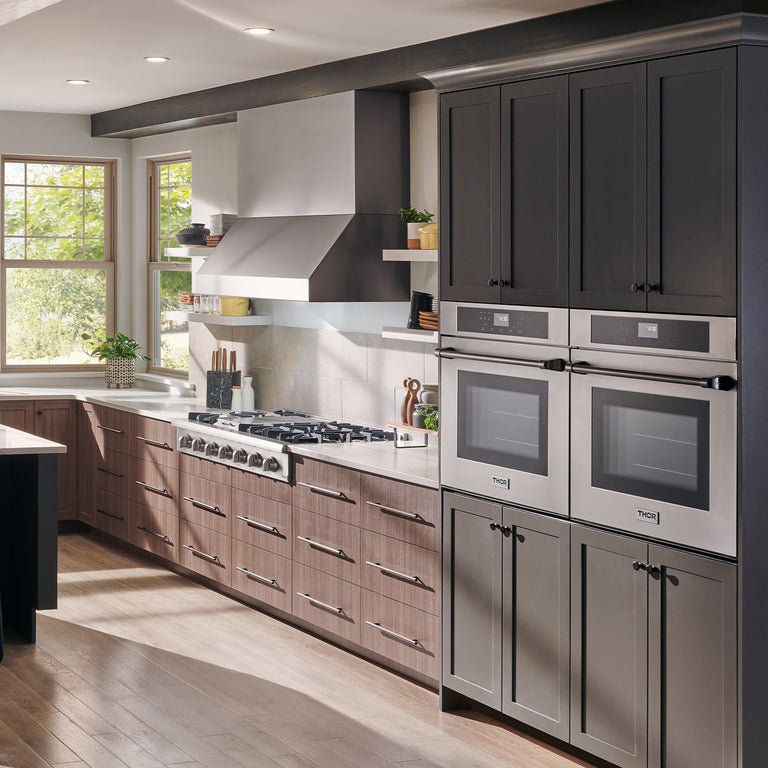 Thor Kitchen 48 inch Gas Professional Rangetop in Stainless Steel, HRT4806U - Smart Kitchen Lab