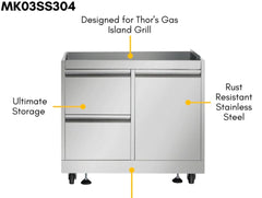 Thor Kitchen Pro Style Grill Cabinet, MK03SS304 - Smart Kitchen Lab