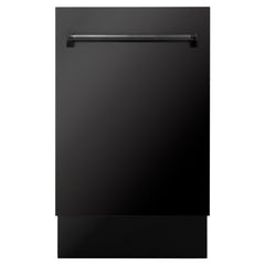 ZLINE 18 In. Tallac Series 3rd Rack Top Control Dishwasher in Black Stainless Steel, 51dBa, DWV-BS-18 - Smart Kitchen Lab