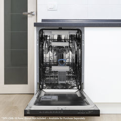ZLINE 18 in. Top Control Tall Dishwasher in Red Gloss with 3rd Rack, DWV-RG-18 - Smart Kitchen Lab