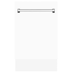 ZLINE 18 in. Top Control Tall Dishwasher in White Matte with 3rd Rack, DWV-WM-18 - Smart Kitchen Lab