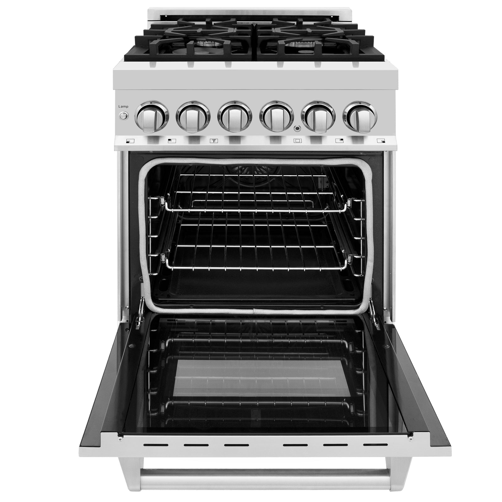 ZLINE 24 in. Professional Gas Burner/Electric Oven Stainless Steel Range, RA24 - Smart Kitchen Lab