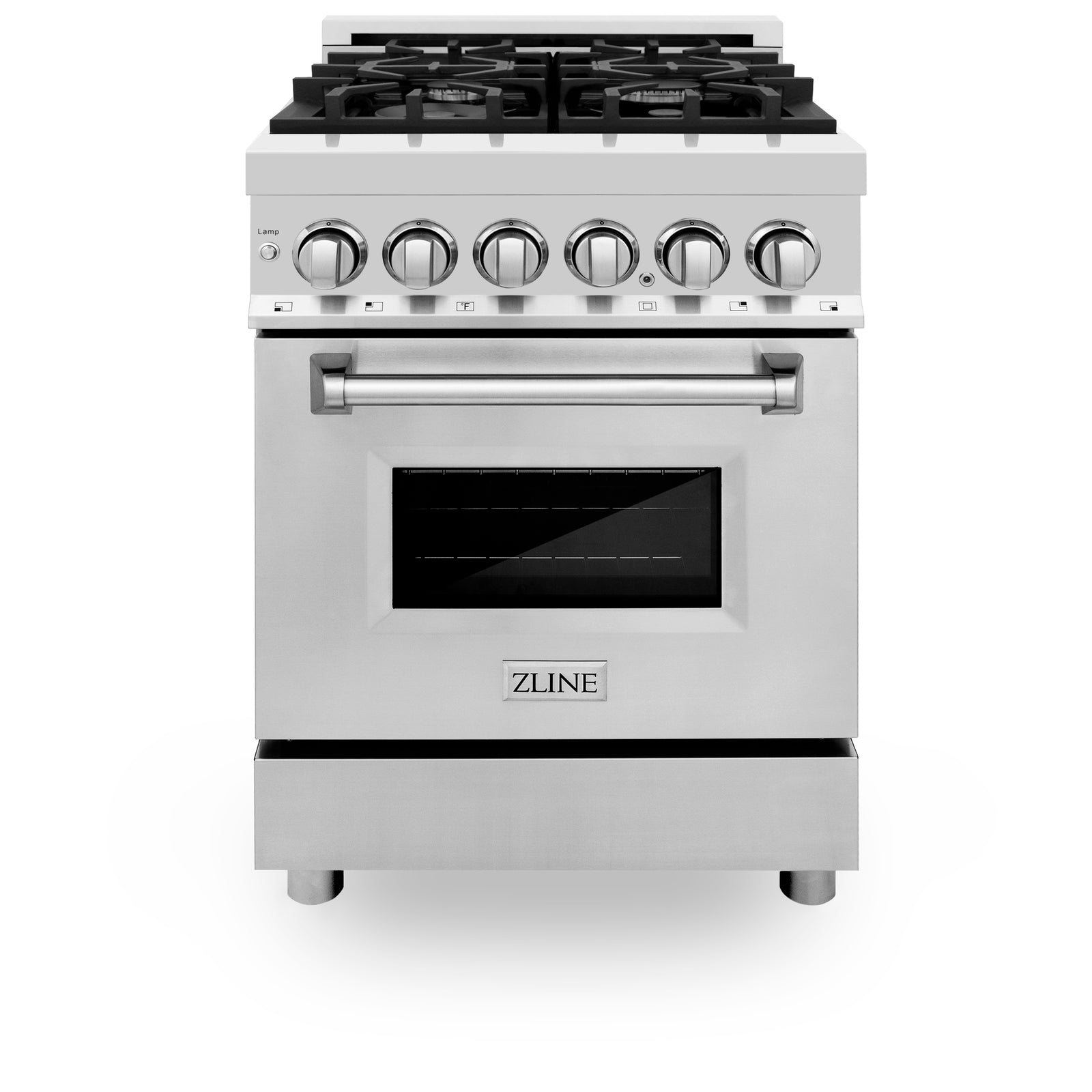 ZLINE 24 in. Professional Gas Burner/Electric Oven Stainless Steel Range, RA24 - Smart Kitchen Lab