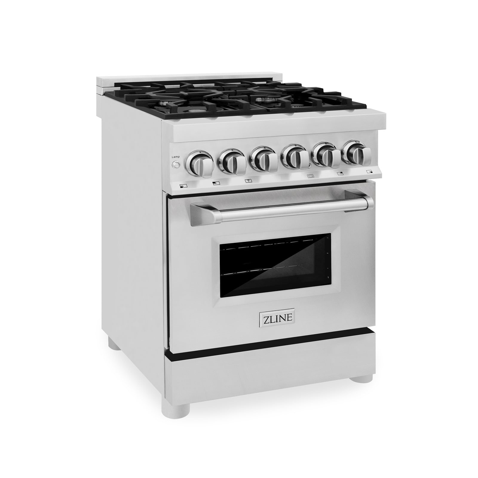 ZLINE 24 in. Professional Gas Burner/Electric Oven Stainless Steel Range, RA24 - Smart Kitchen Lab