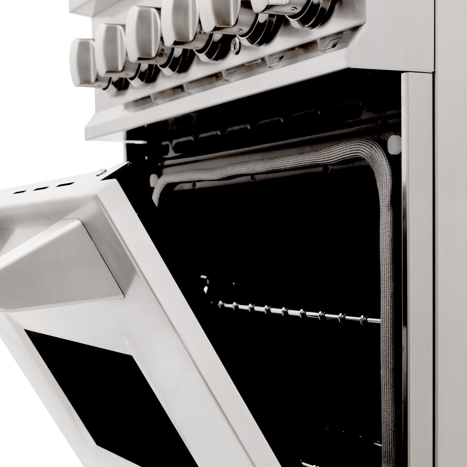ZLINE 24 in. Professional Gas Burner/Electric Oven Stainless Steel Range, RA24 - Smart Kitchen Lab
