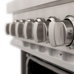 ZLINE 24 in. Professional Gas Burner/Electric Oven Stainless Steel Range, RA24 - Smart Kitchen Lab