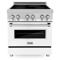 ZLINE 30 In. 4.0 cu. ft. Induction Range with a 4 Element Stove and Electric Oven in Stainless Steel, RAIND-30 - Smart Kitchen Lab