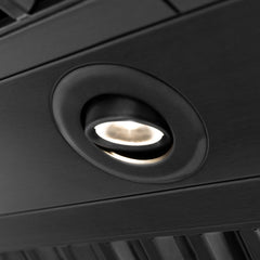 ZLINE 30 in. Autograph Edition in Black Stainless Steel Range Hood with Champagne Bronze Handle, BS655Z-30-CB - Smart Kitchen Lab