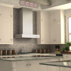ZLINE 30 In. Convertible Professional Wall Mount Range Hood in Stainless Steel, KECOM-30 - Smart Kitchen Lab