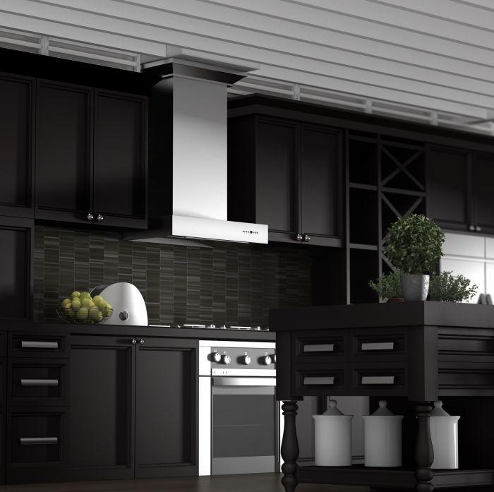 ZLINE 30 In. Convertible Professional Wall Mount Range Hood in Stainless Steel, KECOM-30 - Smart Kitchen Lab