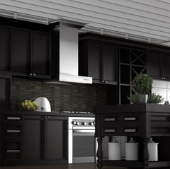 ZLINE 30 In. Convertible Professional Wall Mount Range Hood in Stainless Steel, KECOM-30 - Smart Kitchen Lab