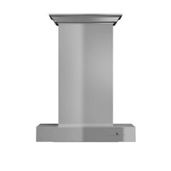 ZLINE 30 In. Convertible Professional Wall Mount Range Hood in Stainless Steel with Crown Molding, KECOMCRN-30 - Smart Kitchen Lab