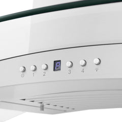 ZLINE 30 in. Convertible Vent Wall Mount Range Hood in Stainless Steel & Glass, KN4-30 - Smart Kitchen Lab