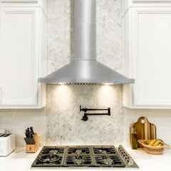 ZLINE 30 in. Convertible Vent Wall Mount Range Hood in Stainless Steel, KB-30 - Smart Kitchen Lab