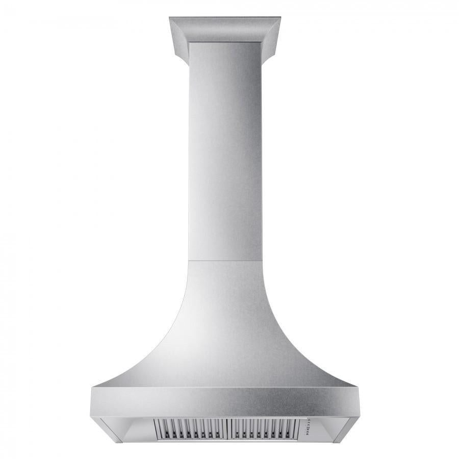 ZLINE 30 in. Designer Series DuraSnow® Stainless Finish Indoor Wall Range Hood, 8632S-30 - Smart Kitchen Lab