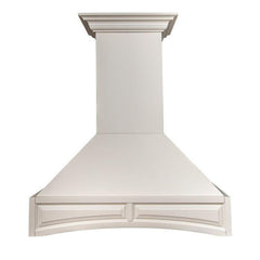 ZLINE 30 in. Designer Wooden Wall Mount Range Hood in White, 321TT-30 - Smart Kitchen Lab