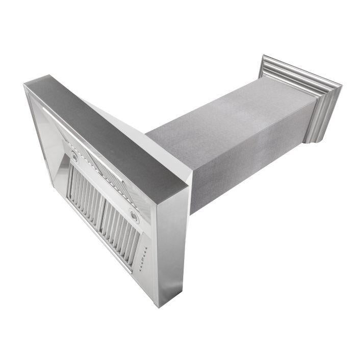 ZLINE 30 in. DuraSnow® Finish Range Hood with White Matte Shell, 8654WM-30 - Smart Kitchen Lab