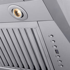 ZLINE 30 in. DuraSnow® Finished Under Cabinet Range Hood, 8685S-30 - Smart Kitchen Lab