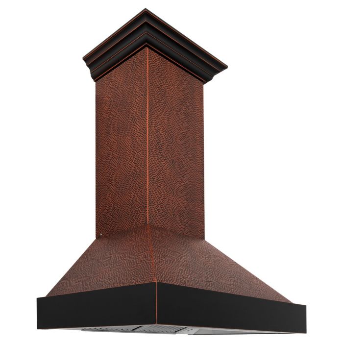 ZLINE 30 in. Hand-Hammered Copper Finish Wall Range Hood, 655-HBXXX-30 - Smart Kitchen Lab