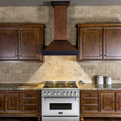 ZLINE 30 in. Hand-Hammered Copper Finish Wall Range Hood, 655-HBXXX-30 - Smart Kitchen Lab