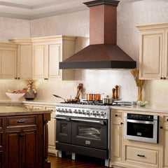 ZLINE 30 in. Hand-Hammered Copper Finish Wall Range Hood, 655-HBXXX-30 - Smart Kitchen Lab