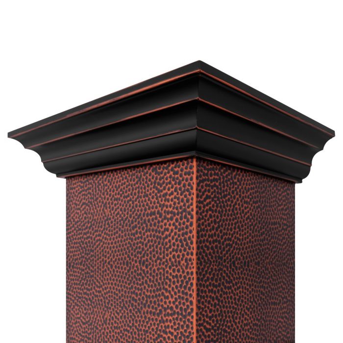 ZLINE 30 in. Hand-Hammered Copper Finish Wall Range Hood, 655-HBXXX-30 - Smart Kitchen Lab