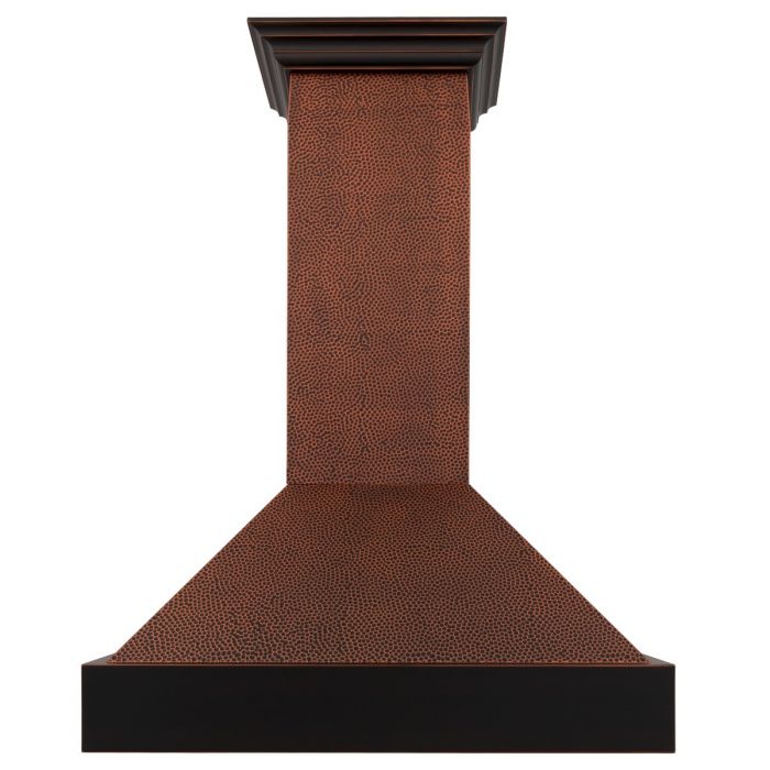 ZLINE 30 in. Hand-Hammered Copper Finish Wall Range Hood, 655-HBXXX-30 - Smart Kitchen Lab