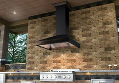 ZLINE 30 in. Oil-Rubbed Bronze Wall Range Hood 8667B-30, 24 in. depth - Smart Kitchen Lab