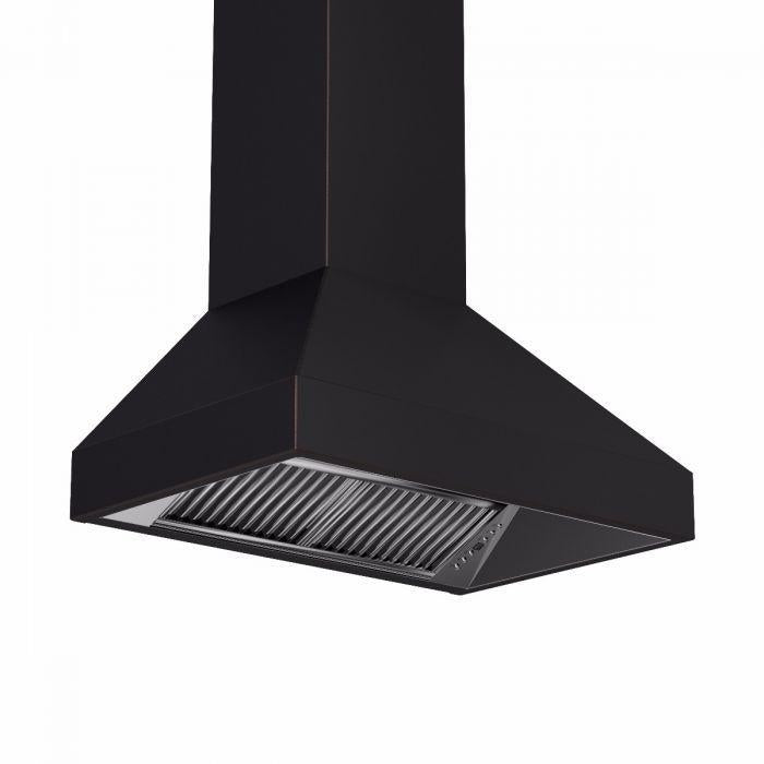 ZLINE 30 in. Oil-Rubbed Bronze Wall Range Hood 8667B-30, 24 in. depth - Smart Kitchen Lab