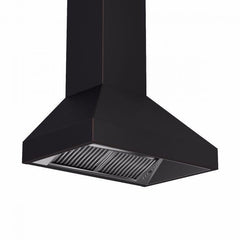 ZLINE 30 in. Oil-Rubbed Bronze Wall Range Hood 8667B-30, 24 in. depth - Smart Kitchen Lab