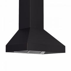 ZLINE 30 in. Oil-Rubbed Bronze Wall Range Hood 8667B-30, 24 in. depth - Smart Kitchen Lab