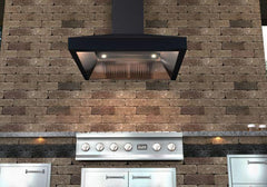ZLINE 30 in. Oil-Rubbed Bronze Wall Range Hood 8667B-30, 24 in. depth - Smart Kitchen Lab