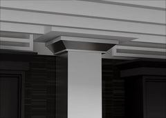 ZLINE 30 in. Professional Convertible Vent Wall Mount Range Hood in Stainless Steel with Crown Molding, 667CRN-30 - Smart Kitchen Lab