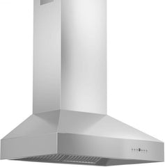 ZLINE 30 in. Professional Convertible Vent Wall Mount Range Hood in Stainless Steel with Crown Molding, 667CRN-30 - Smart Kitchen Lab