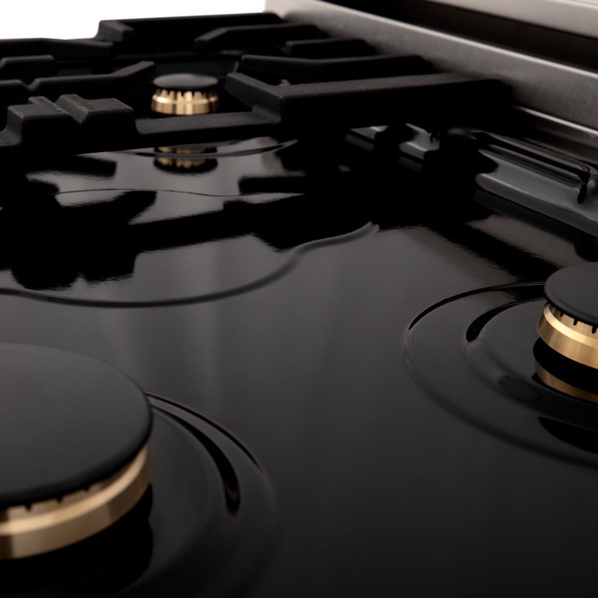 ZLINE 30 in. Professional Gas Burner/Electric Oven Stainless Steel Range with Brass Burners, RA-BR-30 - Smart Kitchen Lab